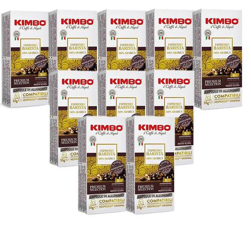 100 capsule compatibili Nespresso* Original Espresso Barista 100% Arabica &ndash; Kimbo