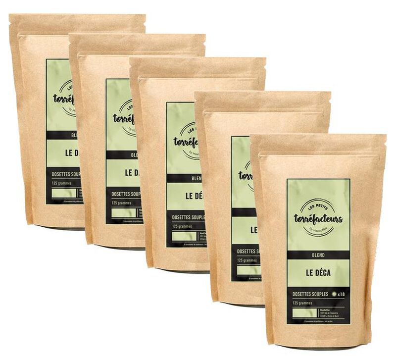 Senseo Compatible Pods Decaf Coffee Les Petits Torr&eacute;facteurs Value Pack x 90 image number 0