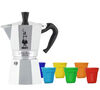 Bialetti - Moka Express 6 tazze + 6 bicchierini da caff&egrave; 9 cl image number 0