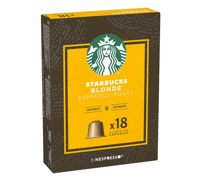 Starbucks Nespresso* Original Compatible Pods Blonde Espresso Roast x 18 image number 0