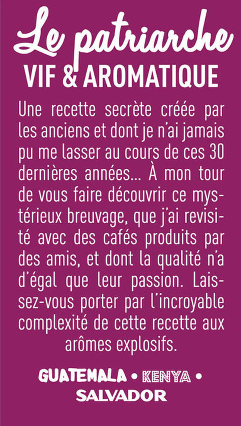 Caf&eacute;s Tchanqu&eacute; Ground Coffee Le Patriarche - 200g image number 2