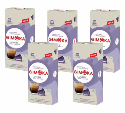 50 capsule compatibili Nespresso* Original Lungo &ndash; Gimoka