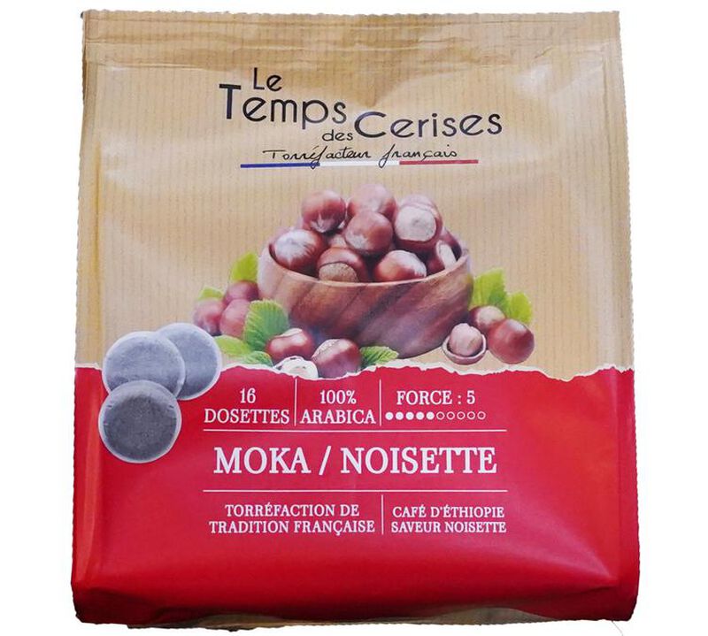 Le Temps des Cerises Senseo&reg; Compatible Pods Hazelnut x 16 image number 0