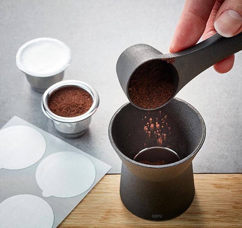 Gefu Conscio Kit of Reusable Nespresso&reg; Pods x 8 image number 2