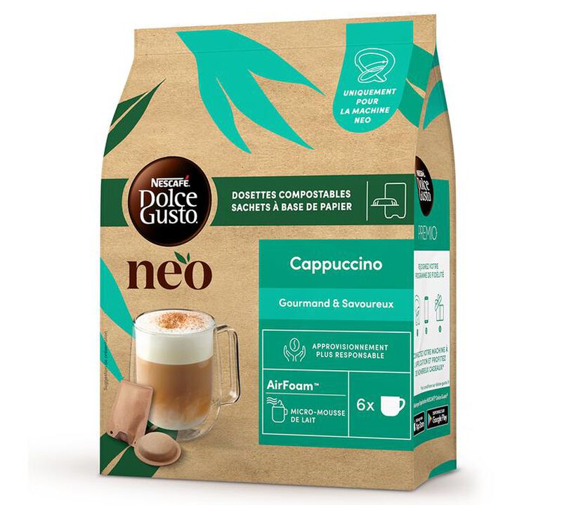 12 cialde Nescafe* Dolce Gusto* NEO Cappuccino image number 0