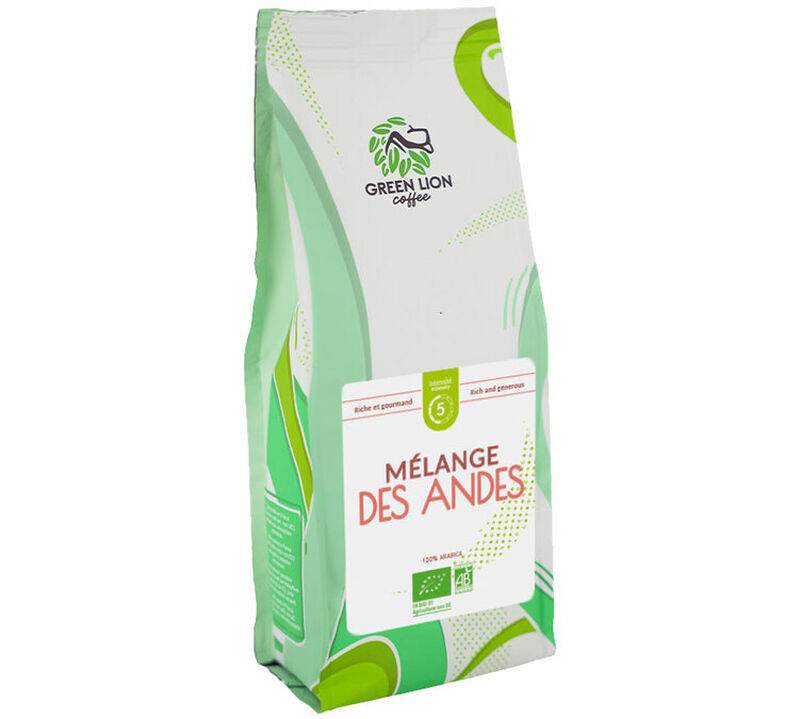 Green Lion Coffee - Caff&egrave; in grani Bio -  Le M&eacute;lange des Andes - 250 g image number 1