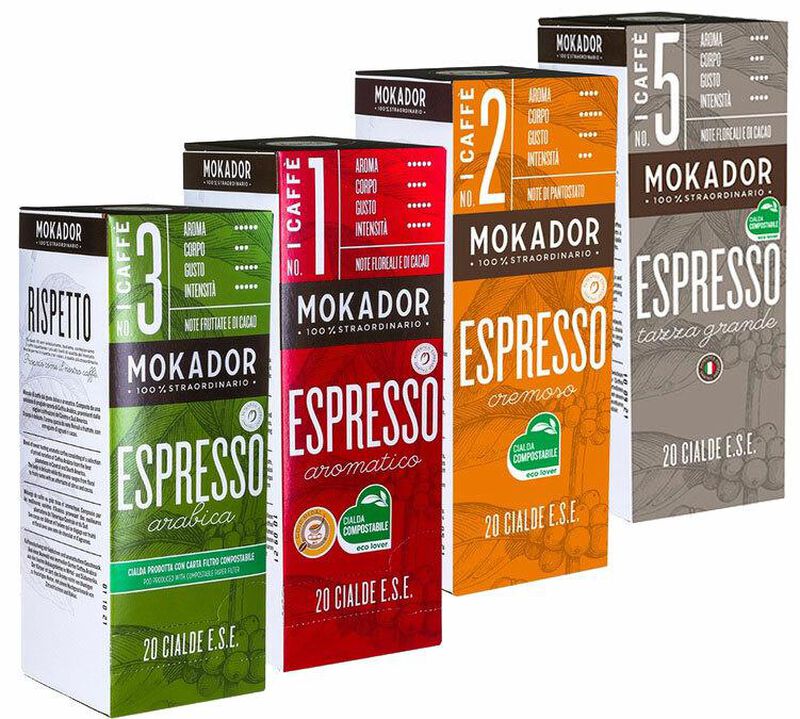 Mokador Castellari ESE pods x 80 - Discovery coffee pack image number 0