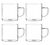 Ogo Living Set of 4 Glass Cups - 15cl image
