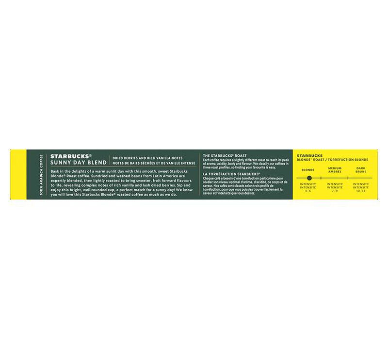 100 Nespresso* Original Compatible Capsules Sunny Day Blend &ndash; STARBUCKS image number 1