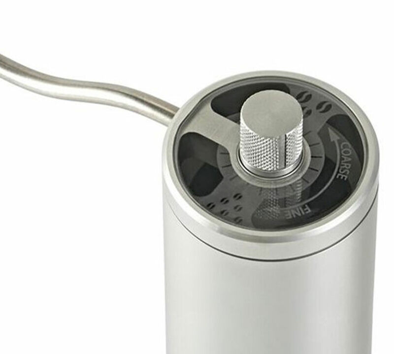 Eureka Baby Hand Grinder Walnut & Glass + FREE Coffee Beans image number 4