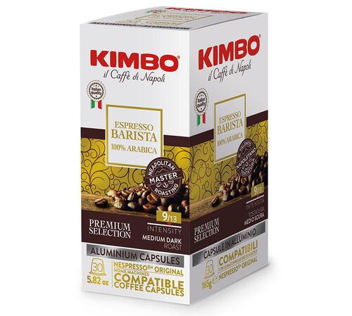 30 capsule compatibili Nespresso* Original Espresso Barista 100% Arabica &ndash; Kimbo
