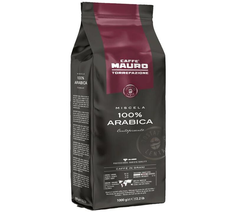 Caff&egrave; Mauro Coffee Beans Centopercento - 1kg image number 0