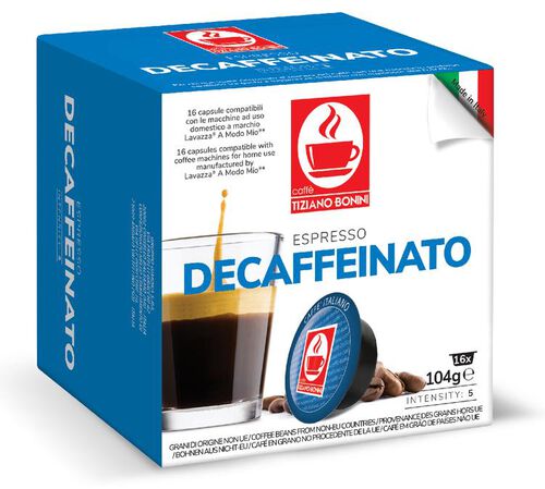 Lavazza A Modo Mio capsules Caff&egrave; Bonini Decaffeinato x 16 Lavazza coffee pods