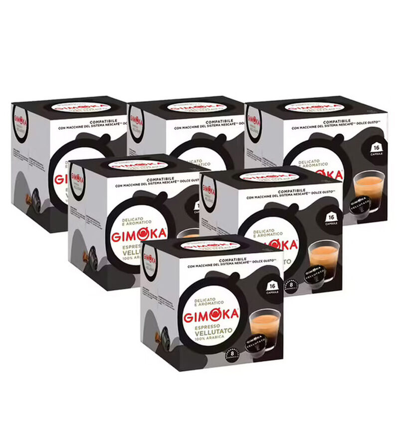 96 capsule compatibili Nescafe* Dolce Gusto* Vellutato &ndash; Gimoka image number 0