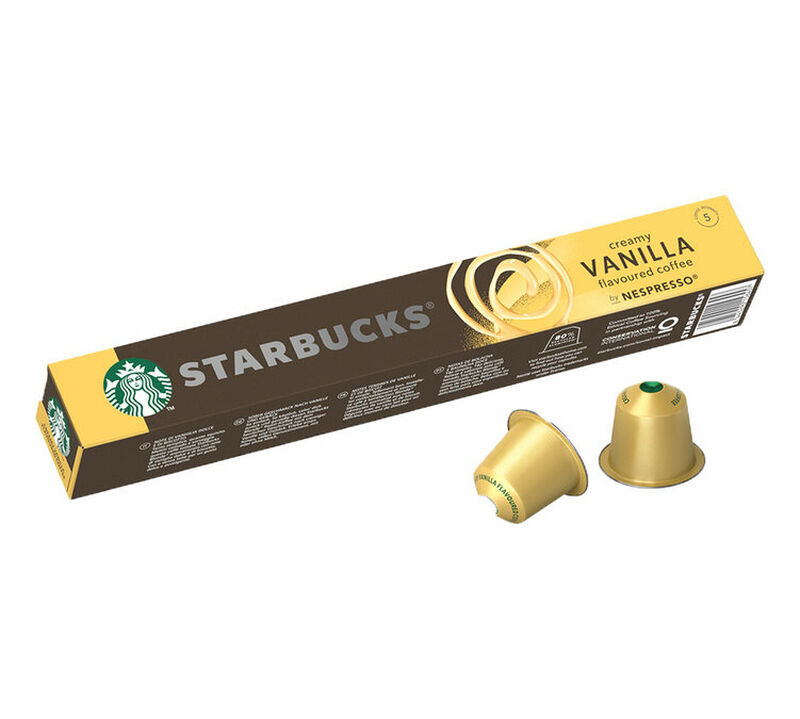 50 Nespresso* Original Compatible Capsules Vanilla &ndash; Starbucks image number 1