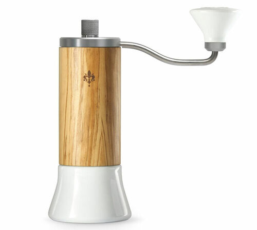 Eureka Baby Hand Grinder Ceramic & Olive + FREE Coffee Beans