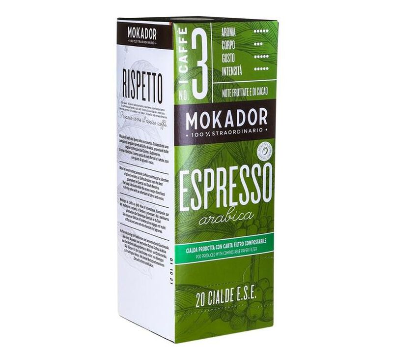 Mokador Castellari ESE pods x 80 - Discovery coffee pack image number 1
