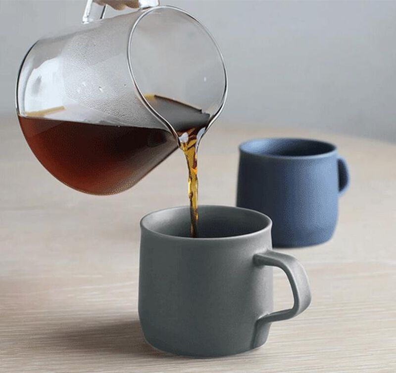 Mug Fog 270ml in Dark Gray - Kinto image number 1