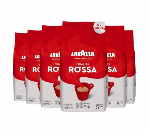 Lavazza - Caff&egrave; in grani - Qualit&agrave; Rossa  6 Kg