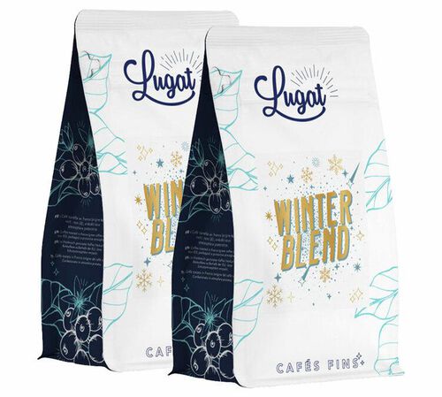 Caf&eacute;s Lugat - Caff&egrave; in grani Winter Blend 2 x 200 g