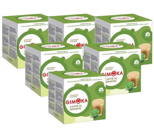 96 Nescafe* Dolce Gusto* Compatible Pods Espresso Ginseng &ndash; GIMOKA