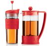 Bodum Brazil French Press in Red - 1L image number 5