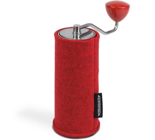 Comandante C40 Felt Sleeve Tomato for Grinder