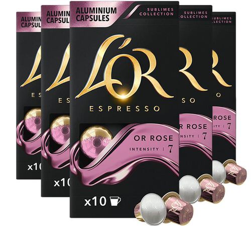 L'Or Espresso Capsules Or Rose Nespresso Compatible x 50