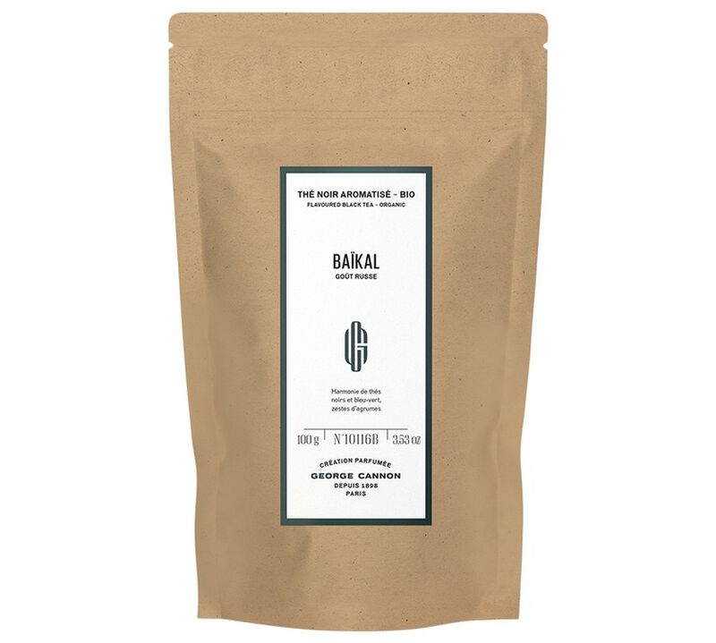 George Cannon Organic Loose Leaf Black Tea Ba&iuml;kal - 100g image number 1