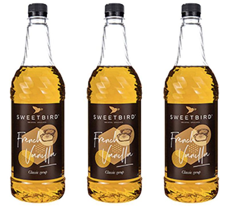 Sweetbird Syrup French Vanilla Set of 3 x 1L image number 0