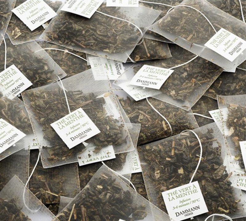 Dammann Fr&egrave;res - T&egrave; verde alla menta - 25 bustine cristal image number 1