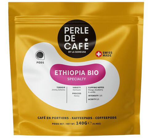 Perle de Caf&eacute; ESE pods Ethiopia Organic x 20