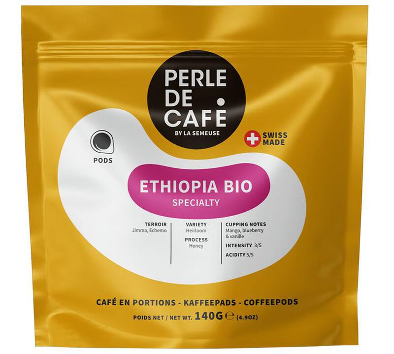 Perle de Caf&eacute; ESE pods Ethiopia Organic x 20 image number 0