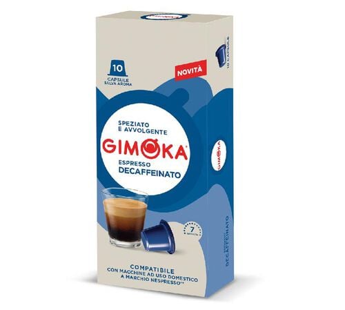 10 Nespresso* Original Compatible Capsules Smooth Decaf &ndash; GIMOKA