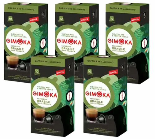 50 capsule compatibili Nespresso* Original Brasile &ndash; Gimoka
