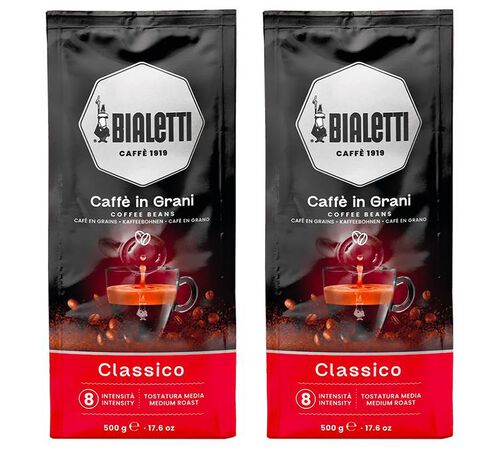 Bialetti - Caff&egrave; in grani - Esperto Classico 2 x 500 g
