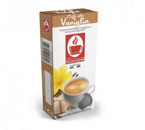 10 Nespresso* Original Compatible Capsules Vanilla &ndash; BONINI