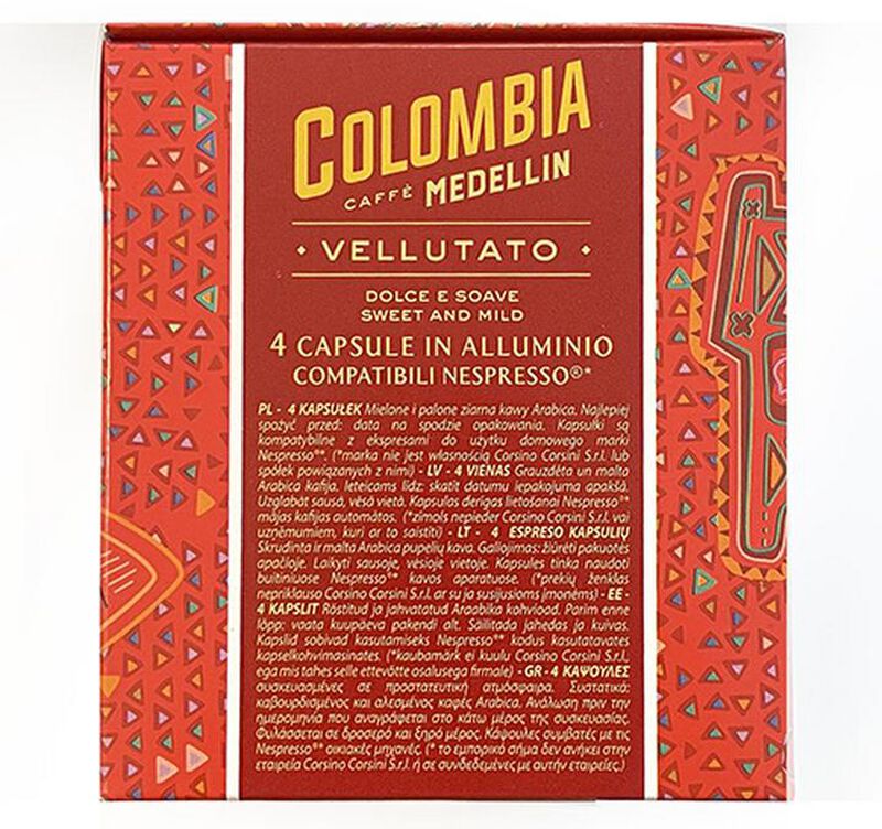 4 capsule compatibili Nespresso* Original Palla di Natale Colombia &ndash; Caff&egrave; Corsini image number 1