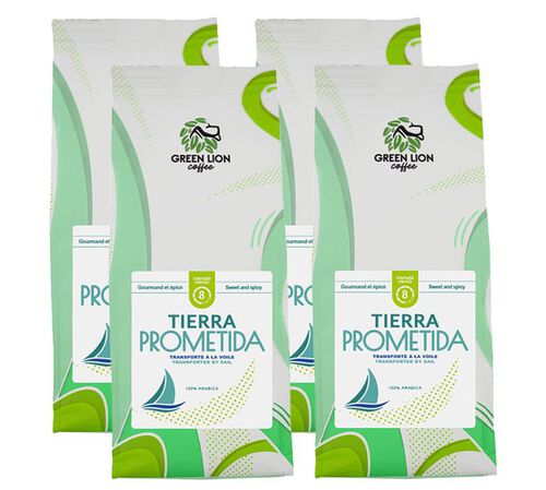 Green Lion Coffee Beans Tierra Prometida - 4&times;250g