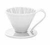 Cafec Arita Flower Dripper White - 1 Cup image number 0