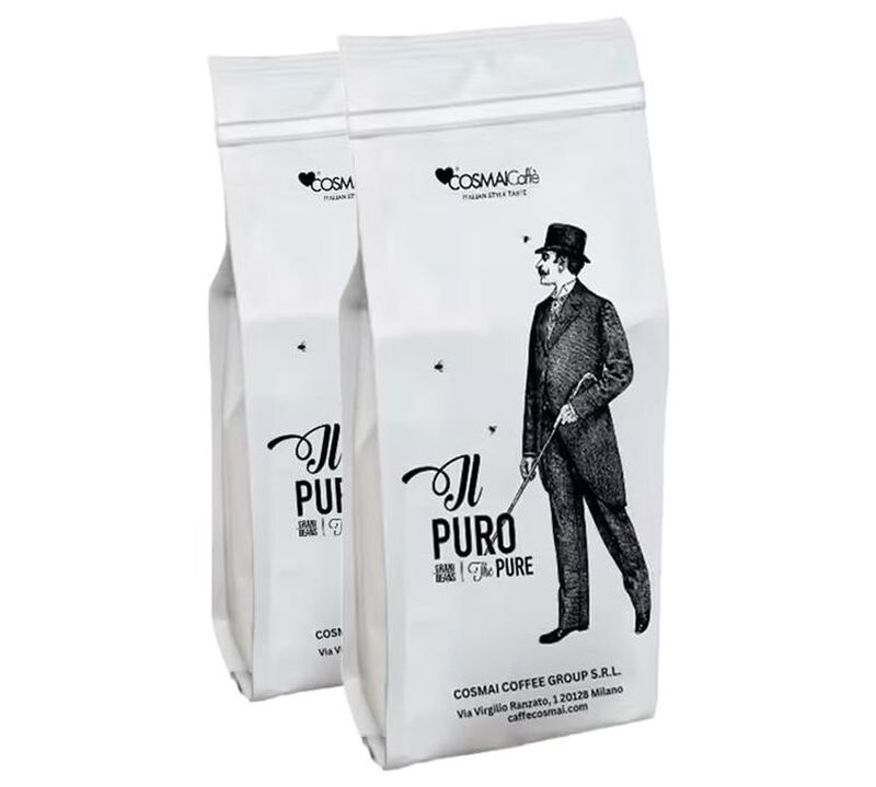 The Pure coffee beans - 100% Arabica - 8x250g - Cosmai Caff&egrave; image number 0