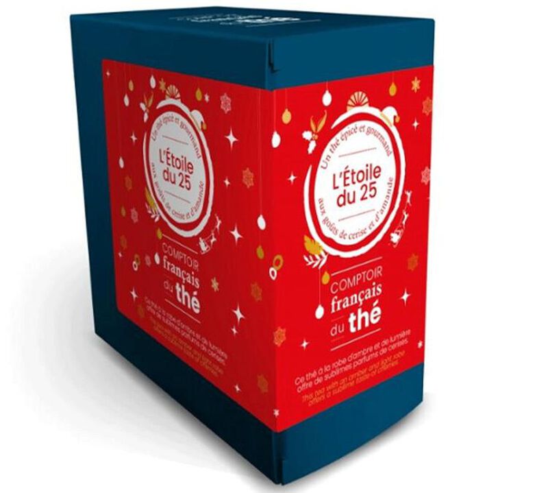 Comptoir Fran&ccedil;ais du Th&eacute; Organic Christmas Tea &Eacute;toile du 25 - 20 tea bags image number 0
