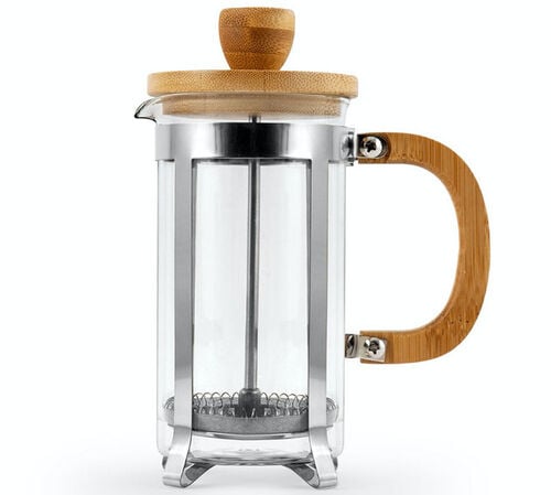 H&H Nordic Teapot in Stainless Steel and Bamboo - 35cl