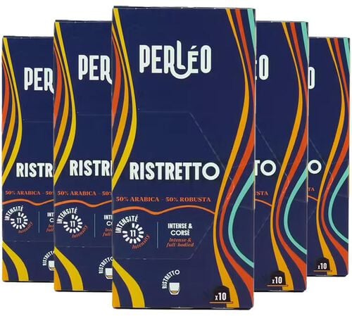 Perl&eacute;o Nespresso* Original Compatible Ristretto Capsules x 50