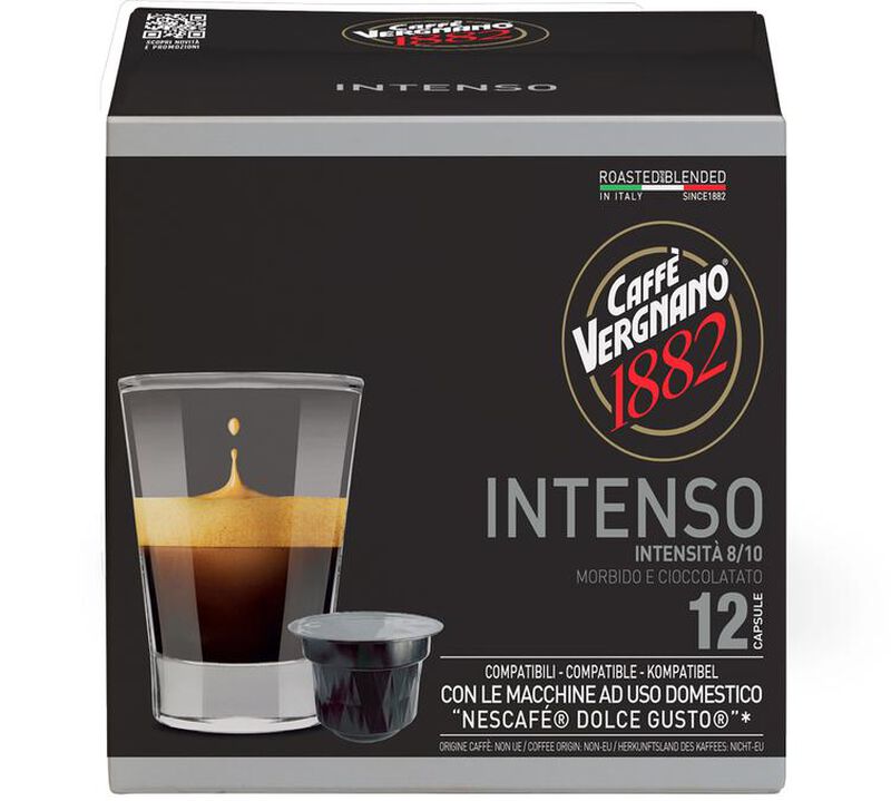 Caff&egrave; Vergnano - 12 capsule per Nescafe&reg; Dolce Gusto&reg; - Intenso image number 0