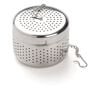Dammann cylindrical tea ball in chromed stainless steel image number 0