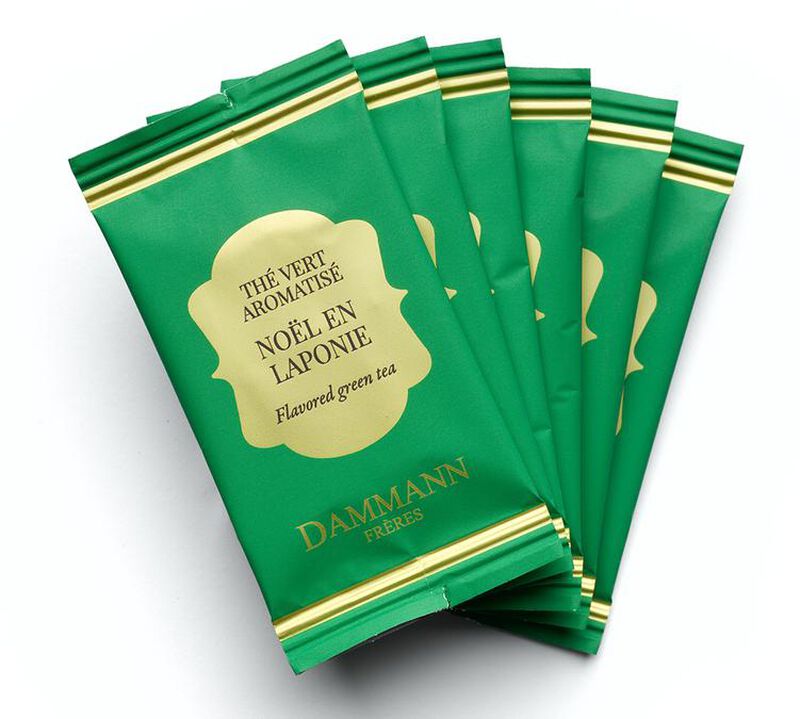 Dammann Fr&egrave;res No&euml;l en Laponie Christmas Green Tea Gift Set x 6 tea bags image number 2