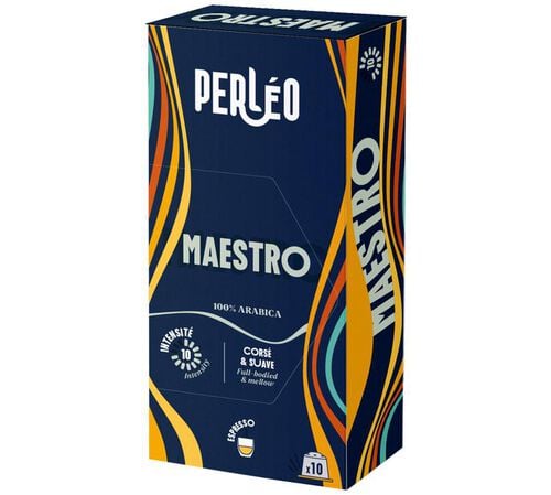 Perl&eacute;o Nespresso* Original Compatible Capsules Maestro x 10