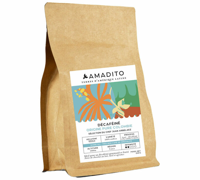 Amadito - Caff&egrave; macinato Decaffeinato - Colombia 250 g image number 0