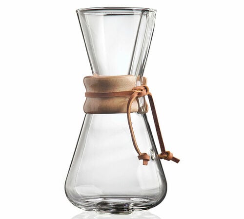 Chemex Coffee Maker with Wood Collar - 3 cups